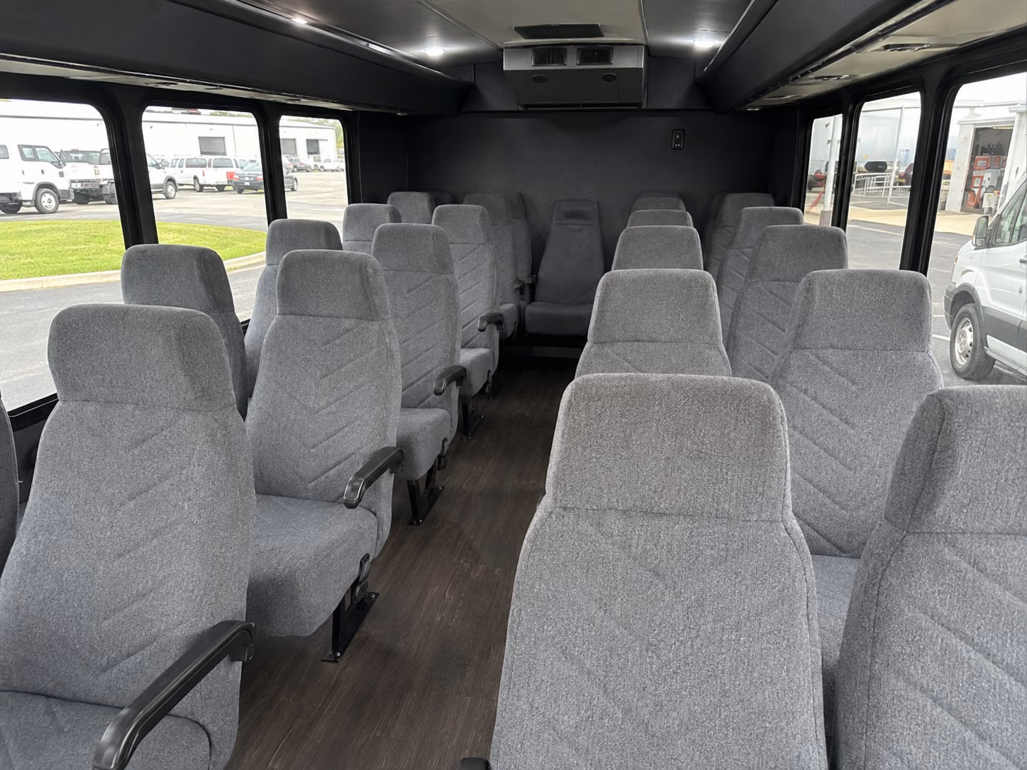 ann arbor 15 passenger minibus interior