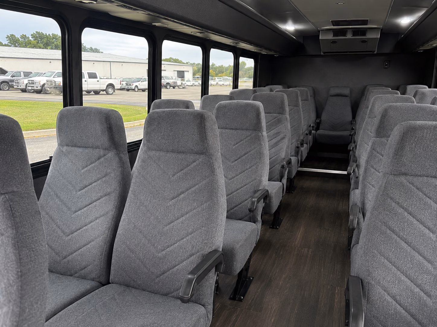 ann arbor 20 passenger minibus interior