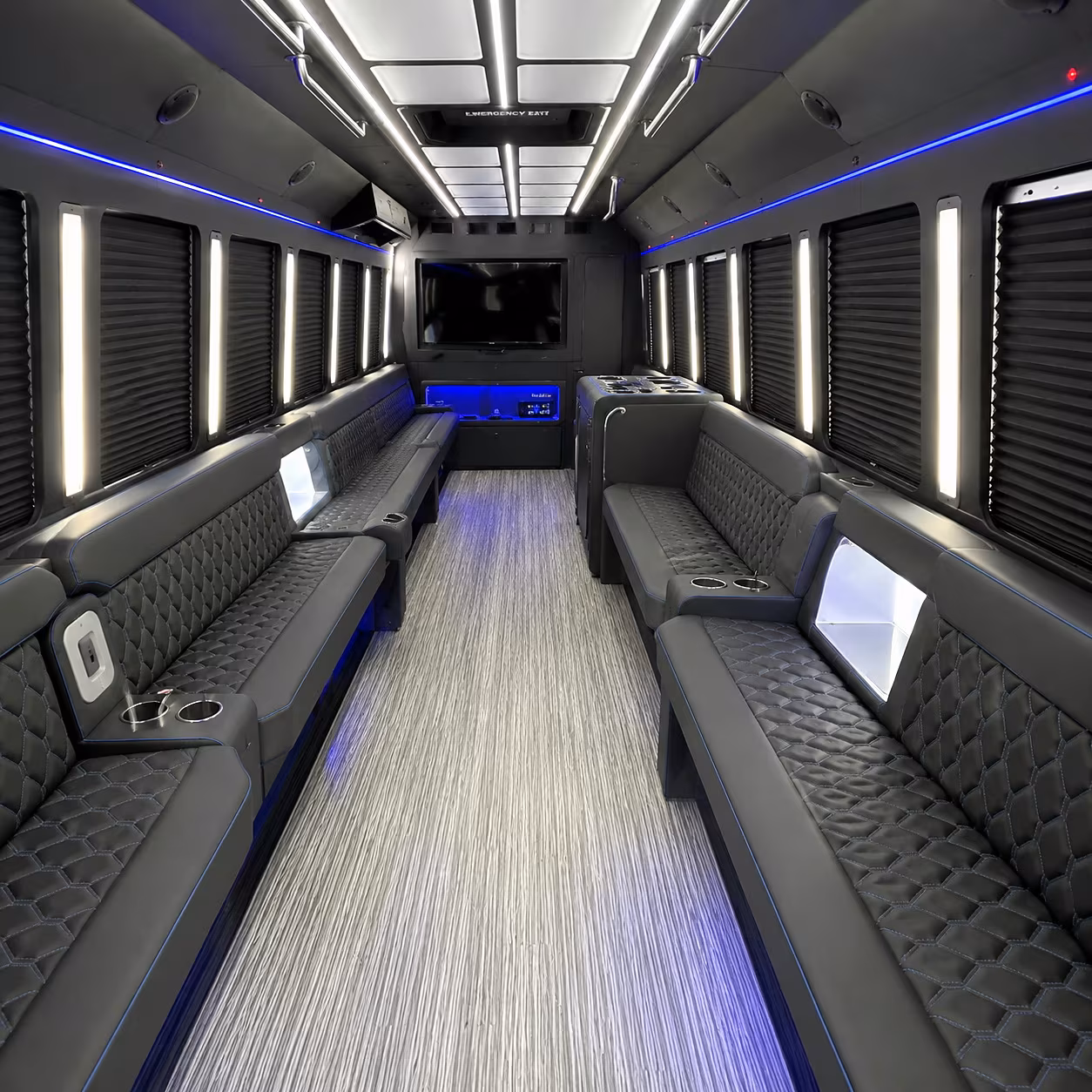 ann arbor party bus rentals inside