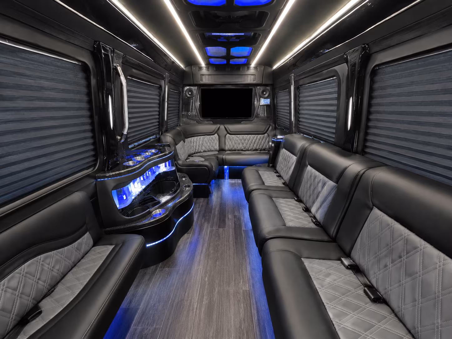 ann arbor sprinter limousine interior