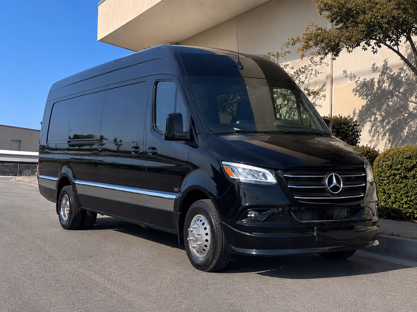 ann arbor sprinter van with driver