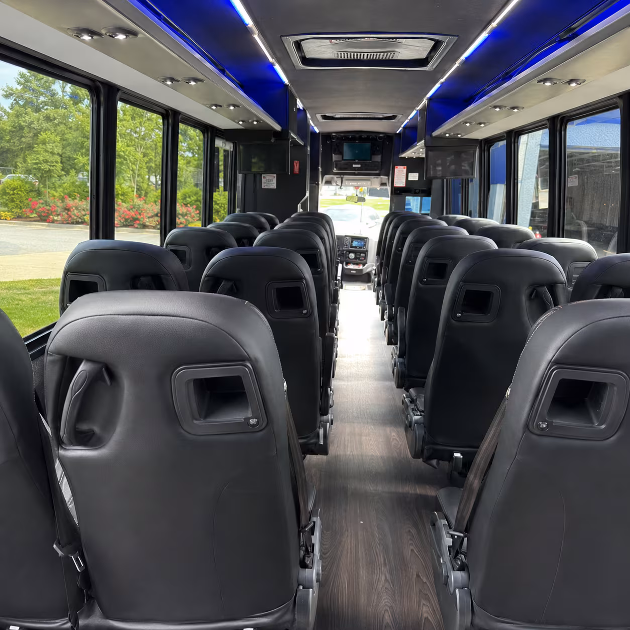 can i book a one way a round trip or a multi day package for a bus rental in ann arbor